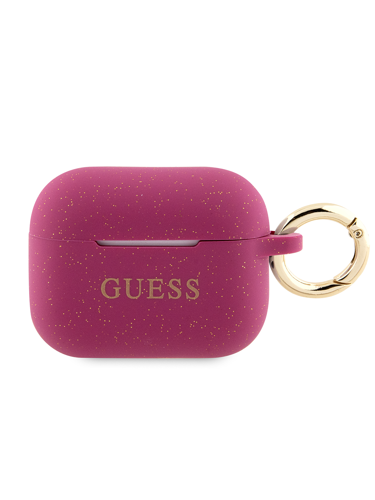 Чехол Guess для Airpods Pro 2 с кольцом Fuchsia