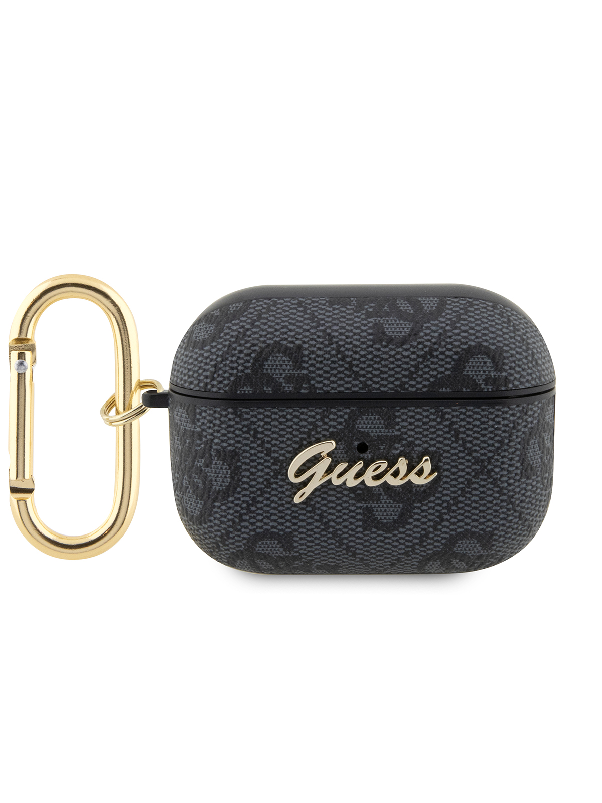 Чехол Guess для Airpods Pro 2 с карабином Black