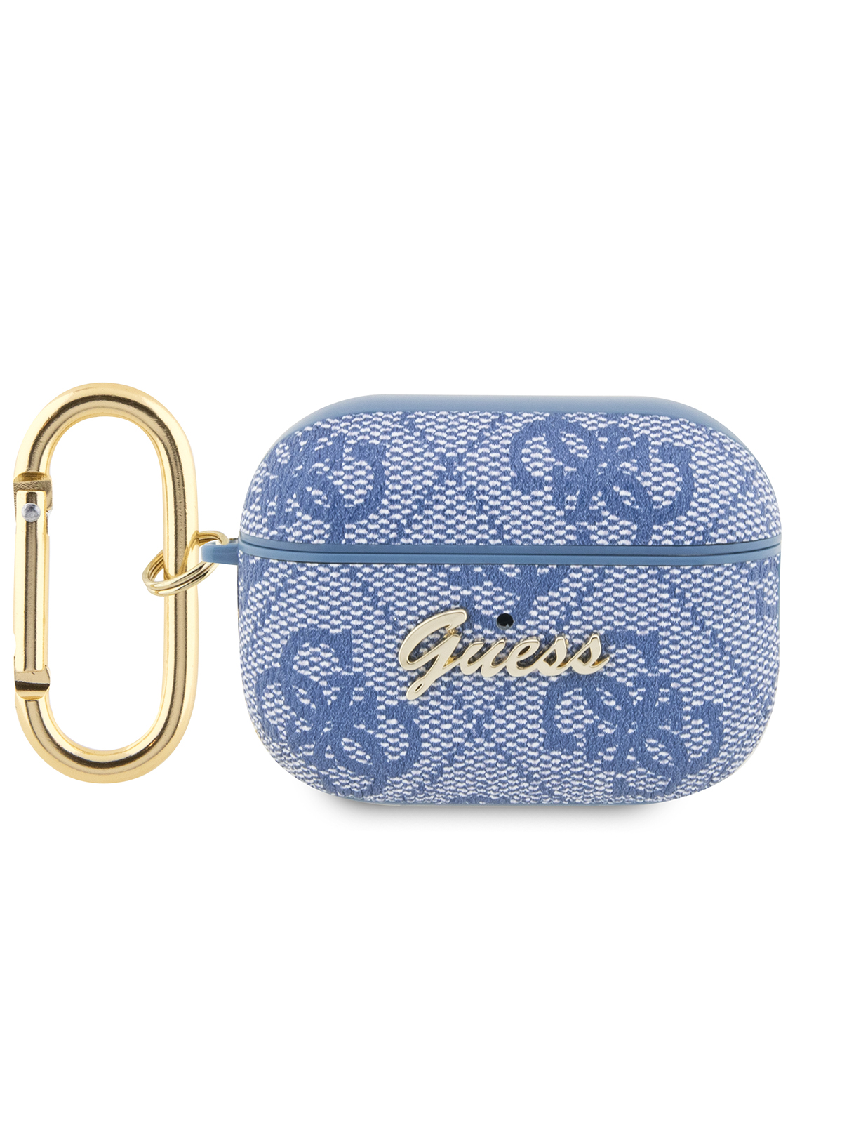 Чехол Guess для Airpods Pro 2 с карабином Blue