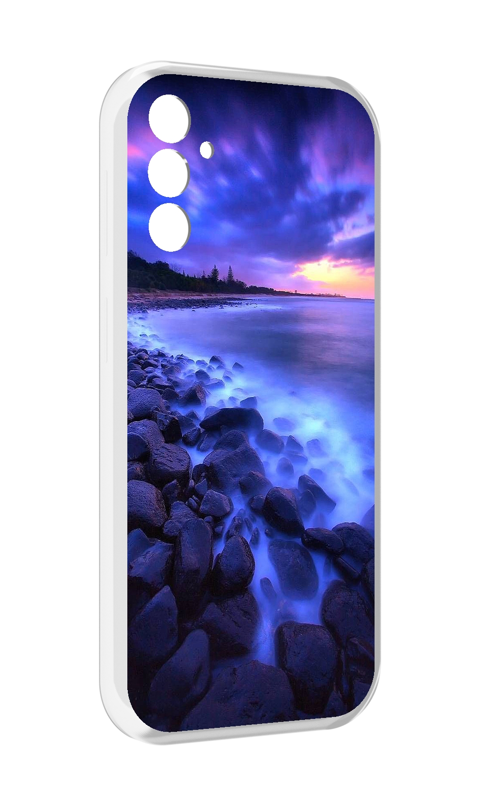 

Чехол MyPads неоновый берег для Samsung Galaxy M13, Прозрачный, Tocco