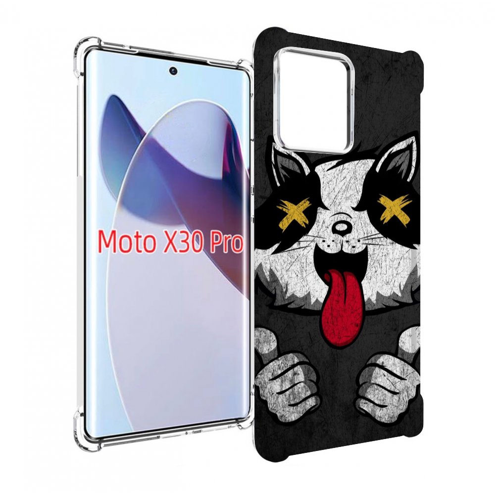 

Чехол MyPads классный зверек для Motorola Moto X30 Pro, Прозрачный, Tocco