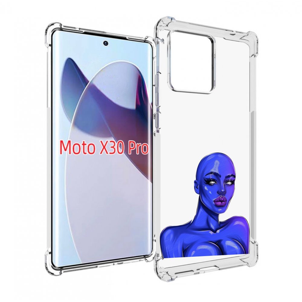 

Чехол MyPads инопланетянка для Motorola Moto X30 Pro, Прозрачный, Tocco