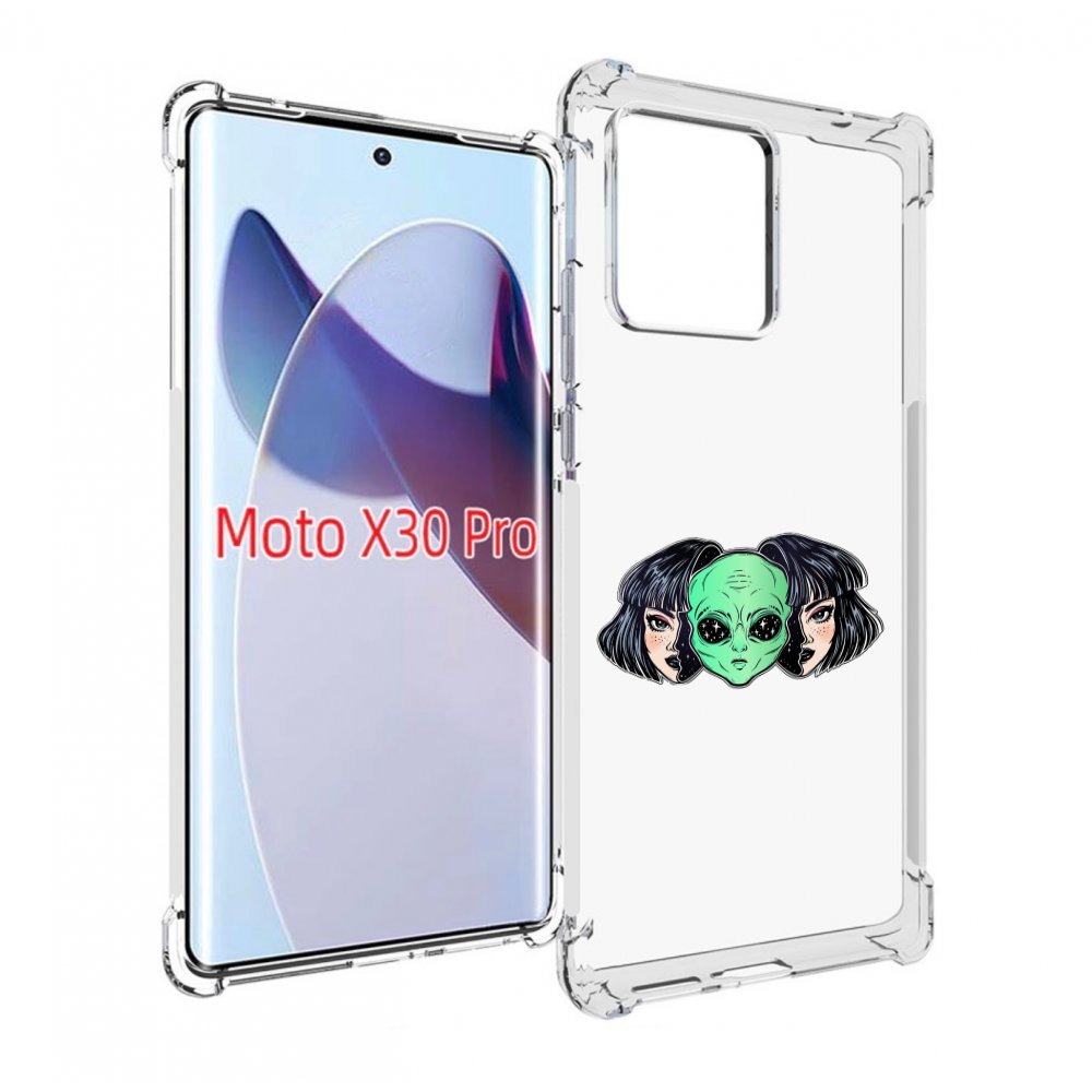 

Чехол MyPads инопланетянин в девочке женский для Motorola Moto X30 Pro, Прозрачный, Tocco