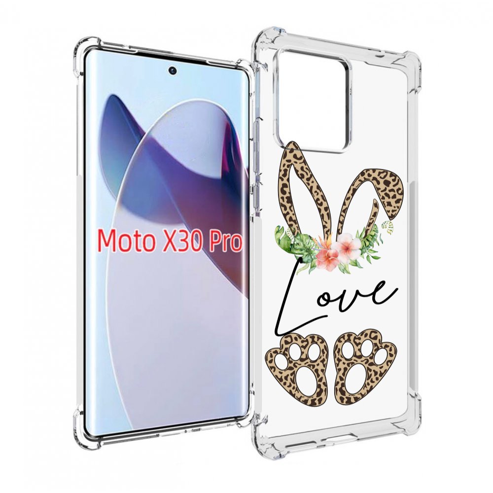 

Чехол MyPads золотые-лапки-и-ушки для Motorola Moto X30 Pro, Прозрачный, Tocco