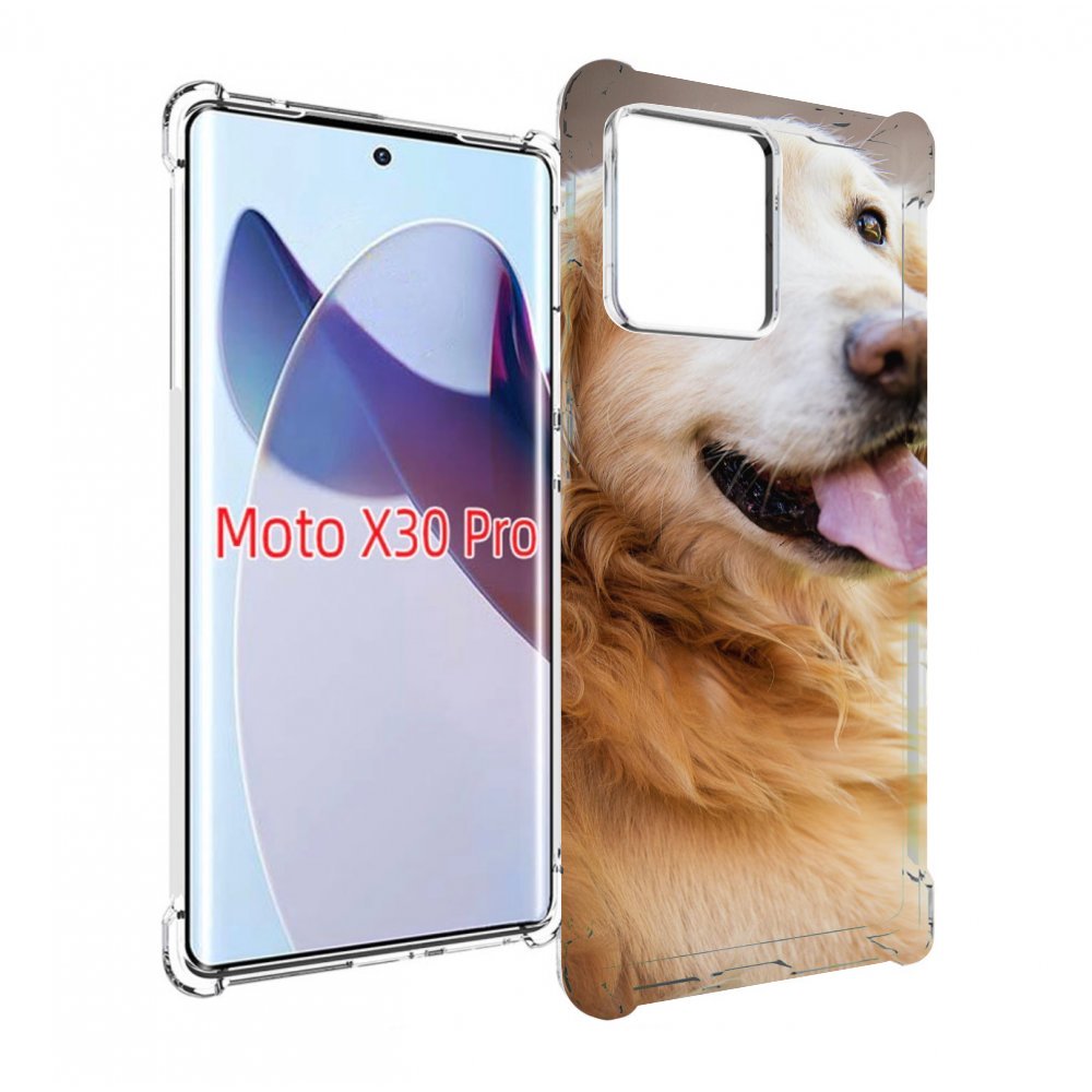 

Чехол MyPads золотистыи ретривер для Motorola Moto X30 Pro, Прозрачный, Tocco