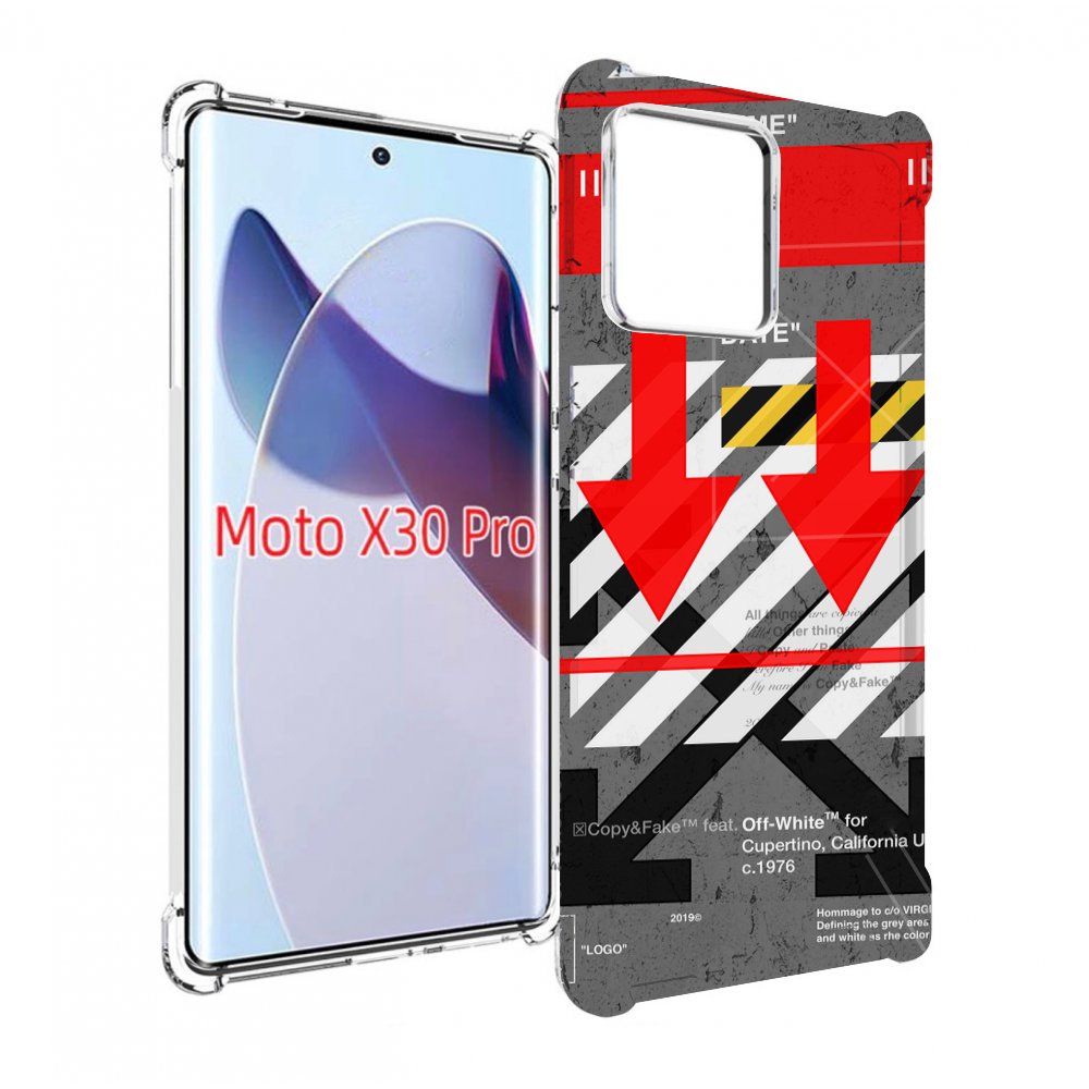

Чехол MyPads знаки-логотипы для Motorola Moto X30 Pro, Прозрачный, Tocco