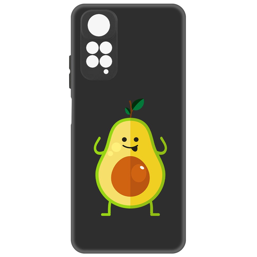 фото Чехол-накладка софт авокадо веселый для xiaomi redmi note 11s krutoff