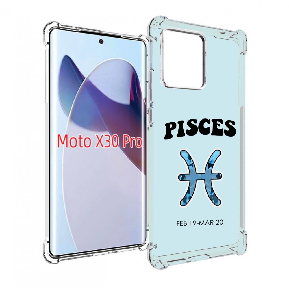 

Чехол MyPads знак-зодиака-рыбы-3 для Motorola Moto X30 Pro, Прозрачный, Tocco