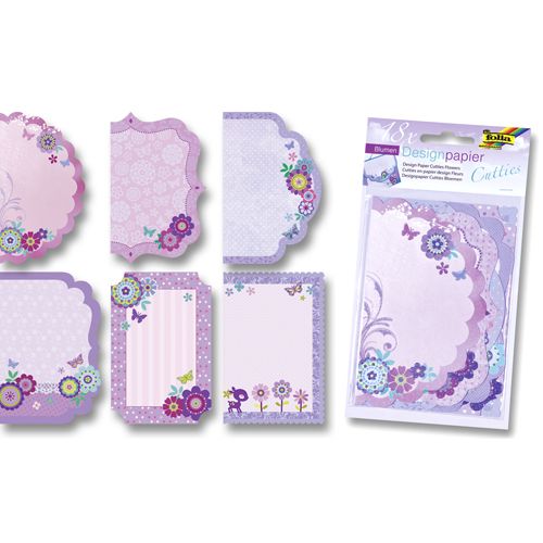 

11103 Набор тэгов (ярлычков) 'Цветы', 11,5*22 см, 24 шт., Folia