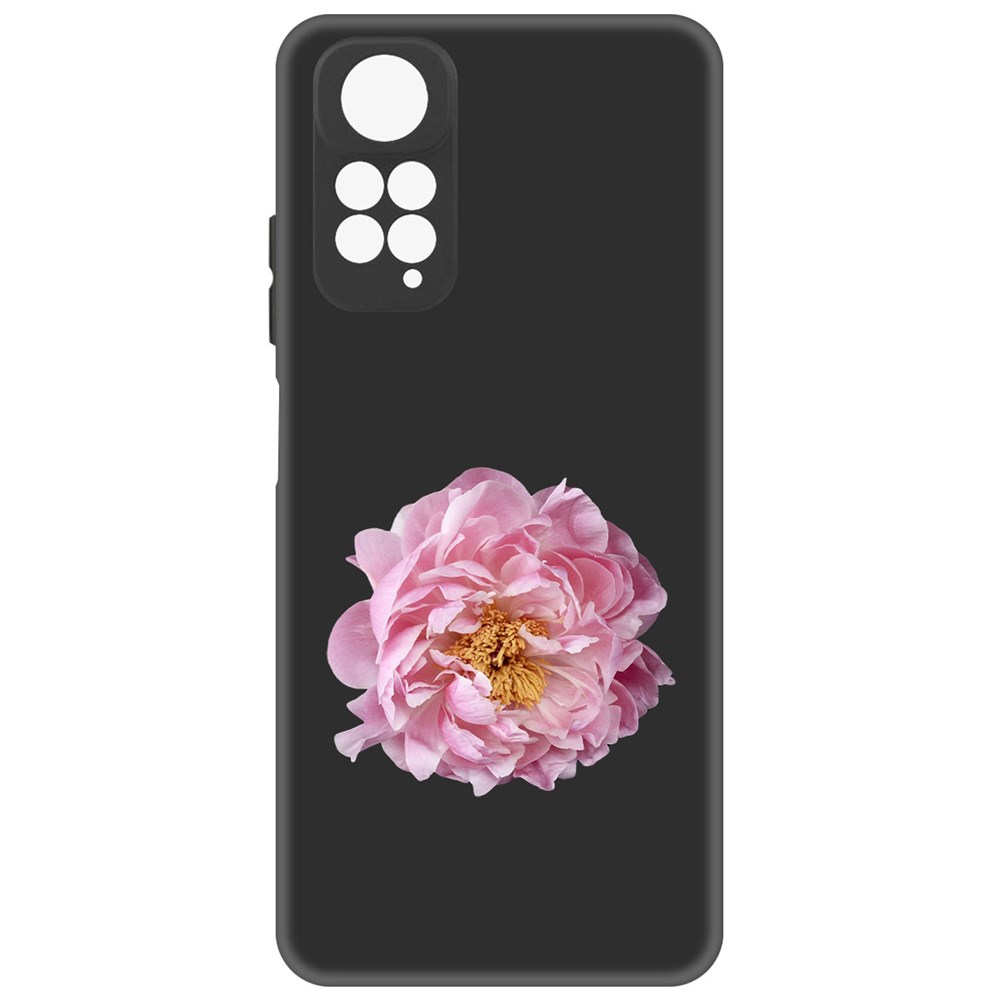 Чехол-накладка Софт Розовый пион для Xiaomi Redmi Note 11