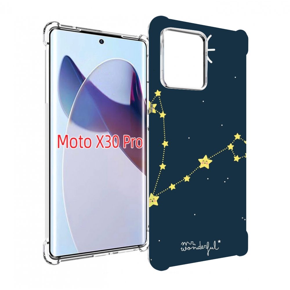 

Чехол MyPads знак зодиака рыбы 1 для Motorola Moto X30 Pro, Прозрачный, Tocco