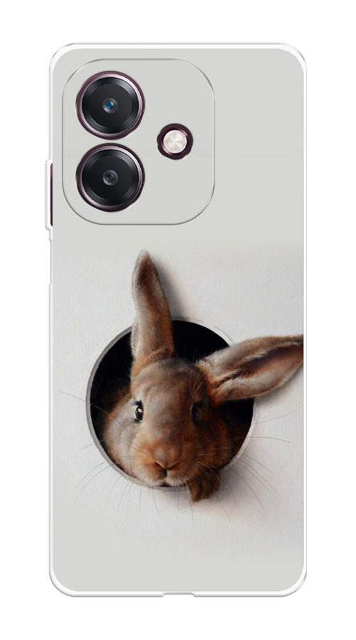 

Чехол на Oppo A3 "Любопытный кролик", Серый;коричневый, 2518650-1