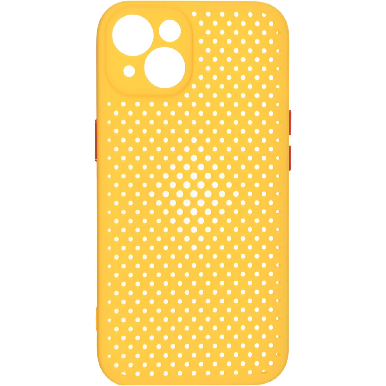 фото Чехол carmega для iphone 13 dot yellow (car-sc-dtiph13ye)