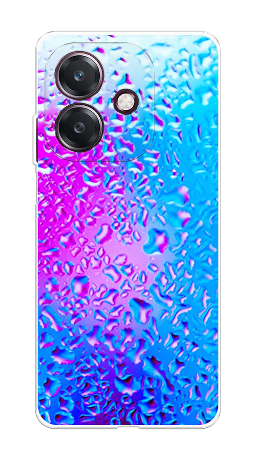 

Чехол на Oppo A3 "Капли на стекле", Бирюзовый;розовый, 2518650-1