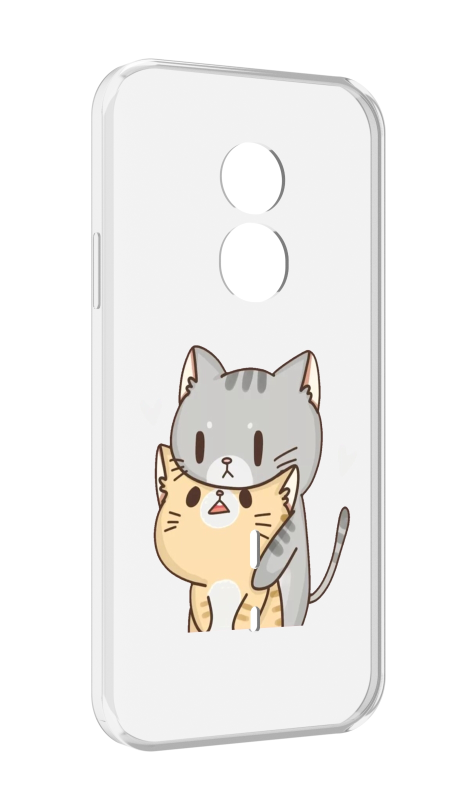 

Чехол MyPads любящие-коты для Doogee S51, Прозрачный, Tocco
