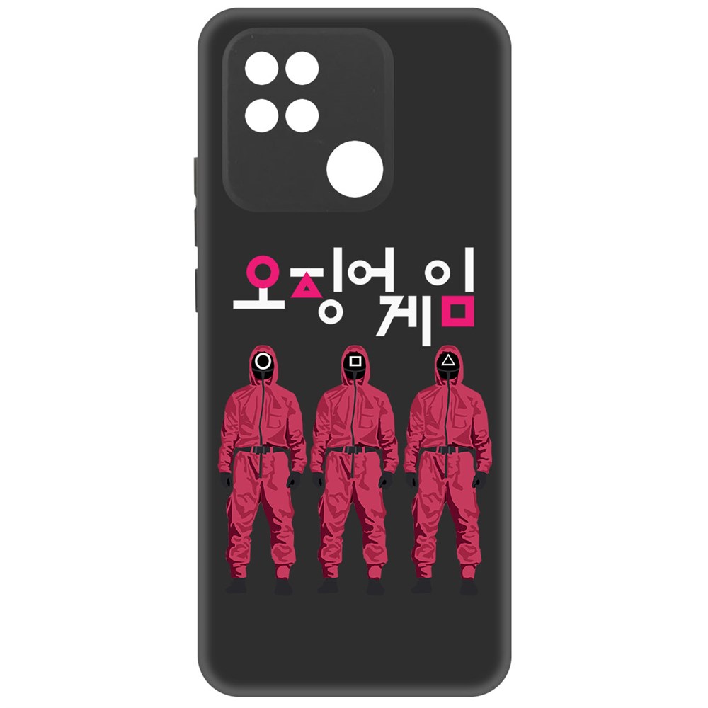 

Чехол-накладка Софт Игра в кальмара-Персонал для Xiaomi Redmi 10A, Черный