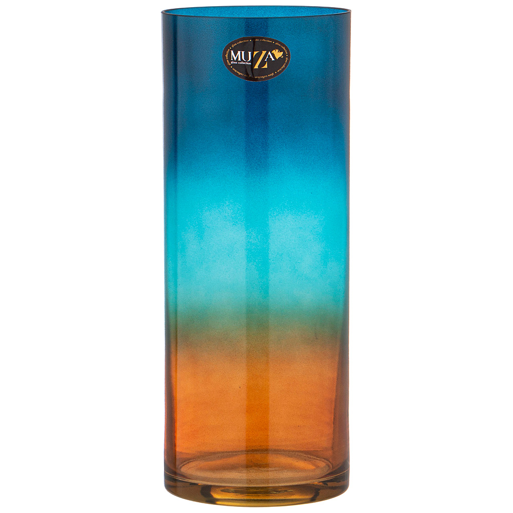 

Ваза perfetti blue amber диаметр 12 см высота 30 см