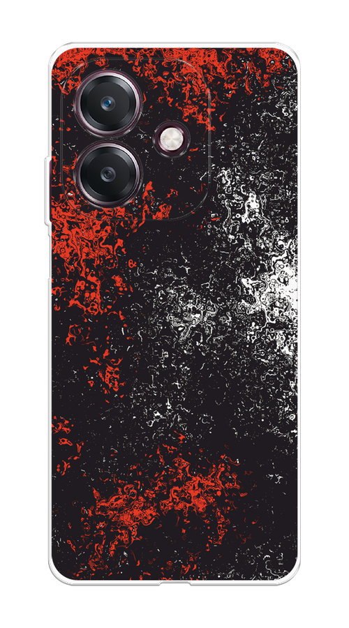 

Чехол на Oppo A3 "Монотипия", Красный;черный;белый, 2518650-1