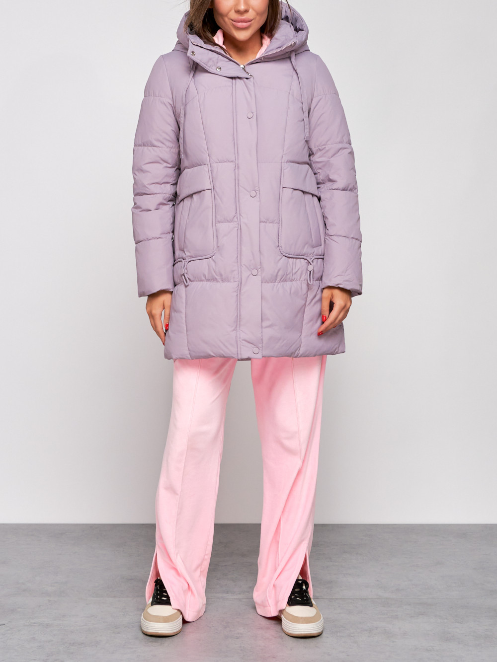 

Куртка женская AD586821 розовая 3XL, Розовый, AD586821