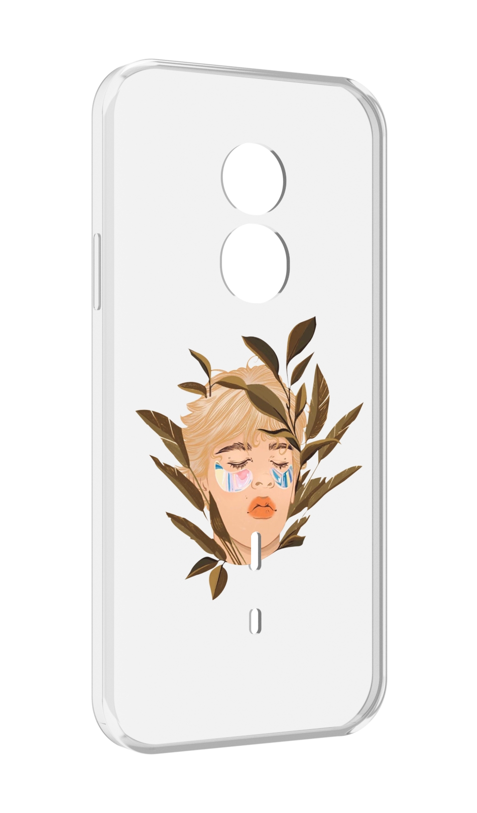 

Чехол MyPads лицо-с-патчами для Doogee S51, Прозрачный, Tocco