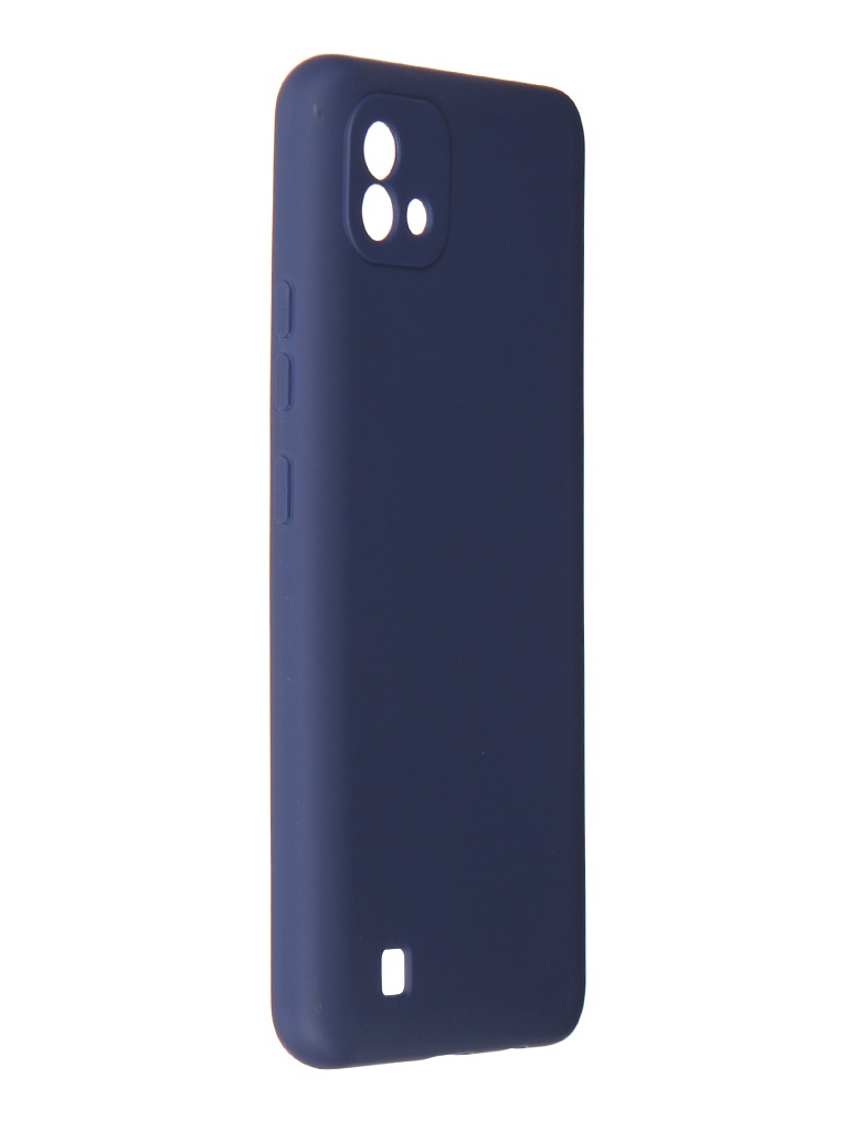 фото Чехол alwio для realme c11 2021 soft touch silicone dark blue astrmc1121bl