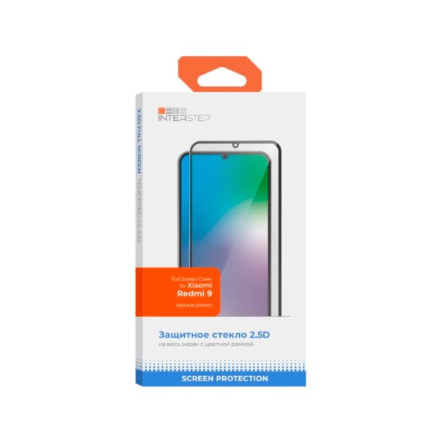 

Защитное стекло InterStep для Redmi 9 Black