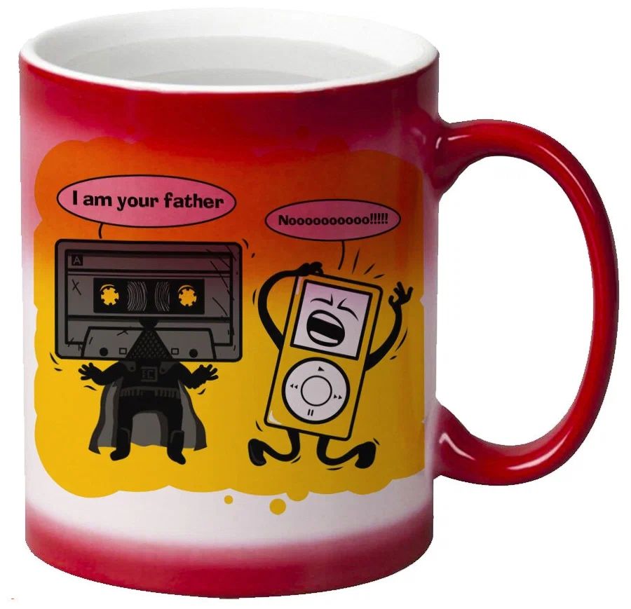 

Кружка CoolPodarok Прикол Касета i am your father
