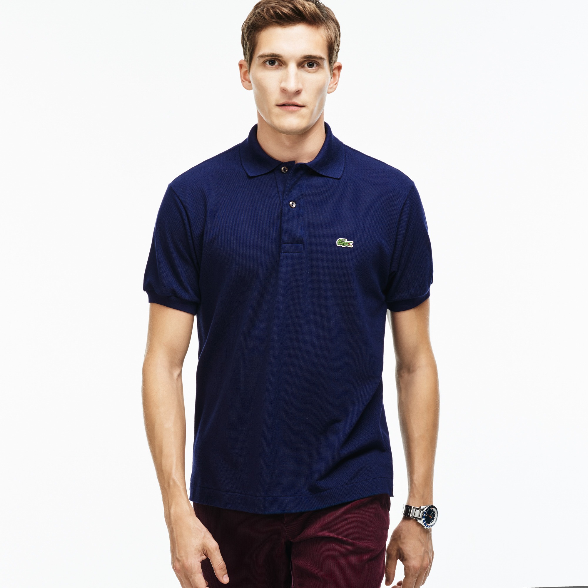 

Футболка мужская Lacoste L1212 синяя 5 UK, L1212