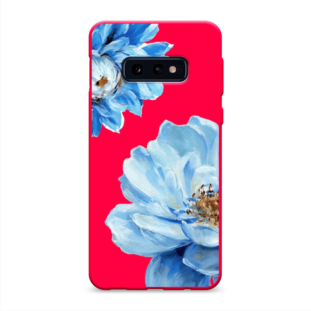 

Чехол Awog на Samsung Galaxy S10E "Голубые клематисы", Разноцветный, 27253-1