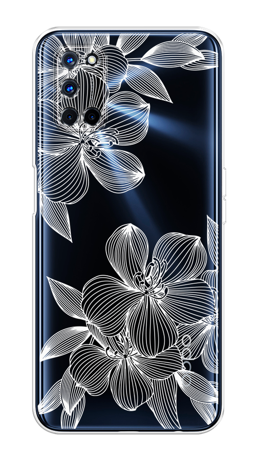 

Чехол на Oppo A52/A72 "Крокус", Белый;прозрачный, 253250-1