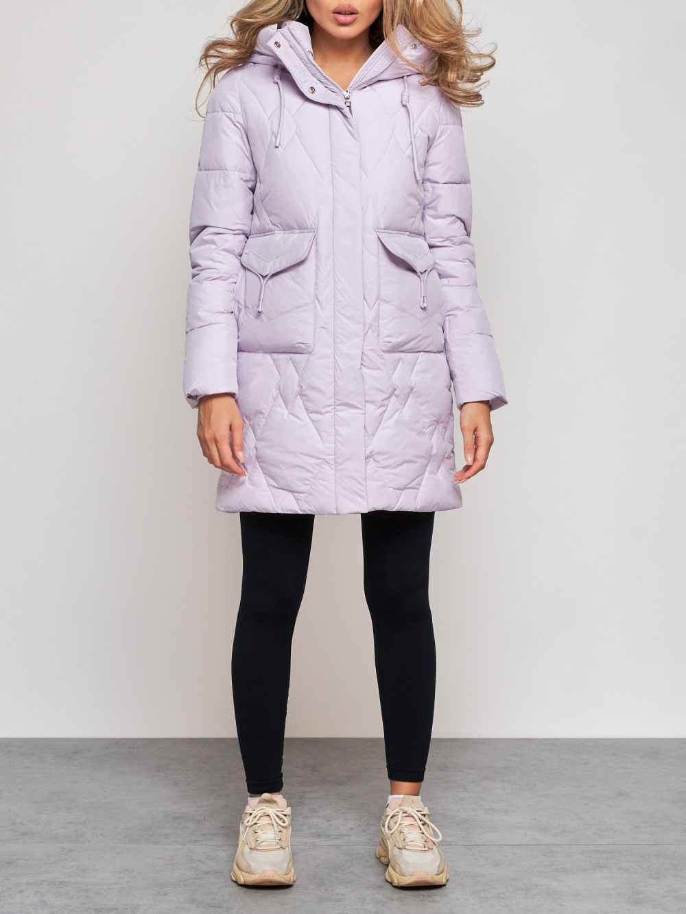 

Куртка женская AD586832 фиолетовая XXL, Фиолетовый, AD586832