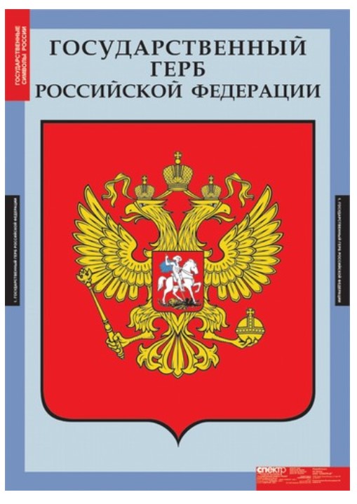 

Комплект таблиц. История. Государственные символы России. 3 таблицы + методика