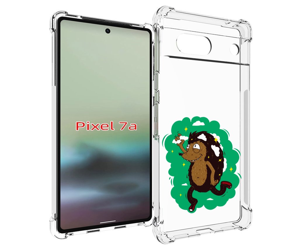 

Чехол MyPads Ежик в облаках для Google Pixel 7A, Tocco