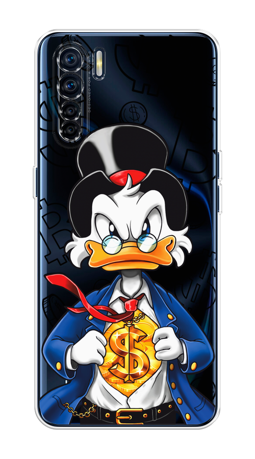 

Чехол на Oppo A91/Reno 3 "Scrooge Goldman", Черный;белый;синий, 252450-1