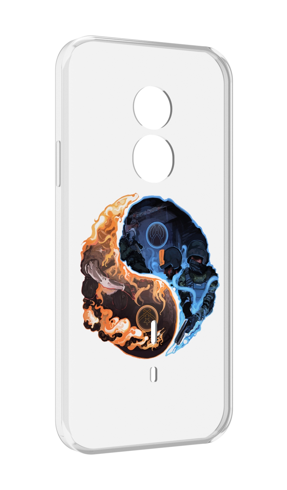 

Чехол MyPads кс-го-инь-янь для Doogee S51, Прозрачный, Tocco
