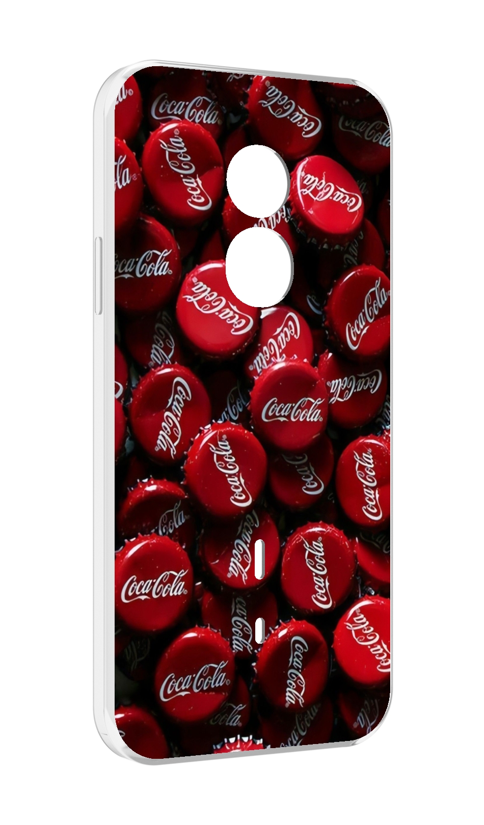 

Чехол MyPads крышки от кокаколы для Doogee S51, Прозрачный, Tocco