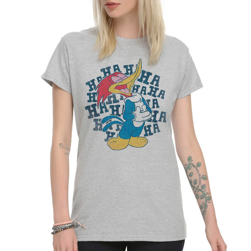 

Футболка женская Dream Shirts Мультфильм Дятел Вуди 1000704-1 серая XS, Серый, Мультфильм Дятел Вуди 1000704-1