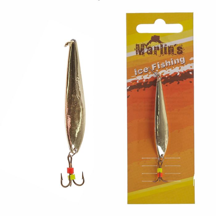 

Блесна зимняя Marlin's, вес 8 г, 5001-102, Золотистый
