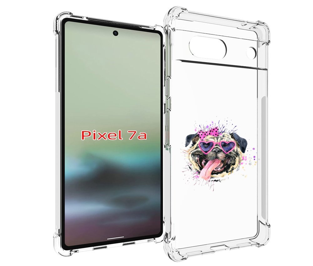 

Чехол MyPads Веселая собака для Google Pixel 7A, Tocco