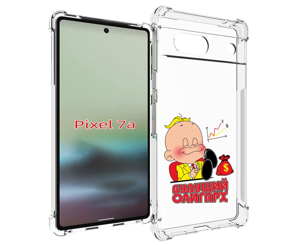 

Чехол MyPads Будущий олигарх для Google Pixel 7A, Tocco