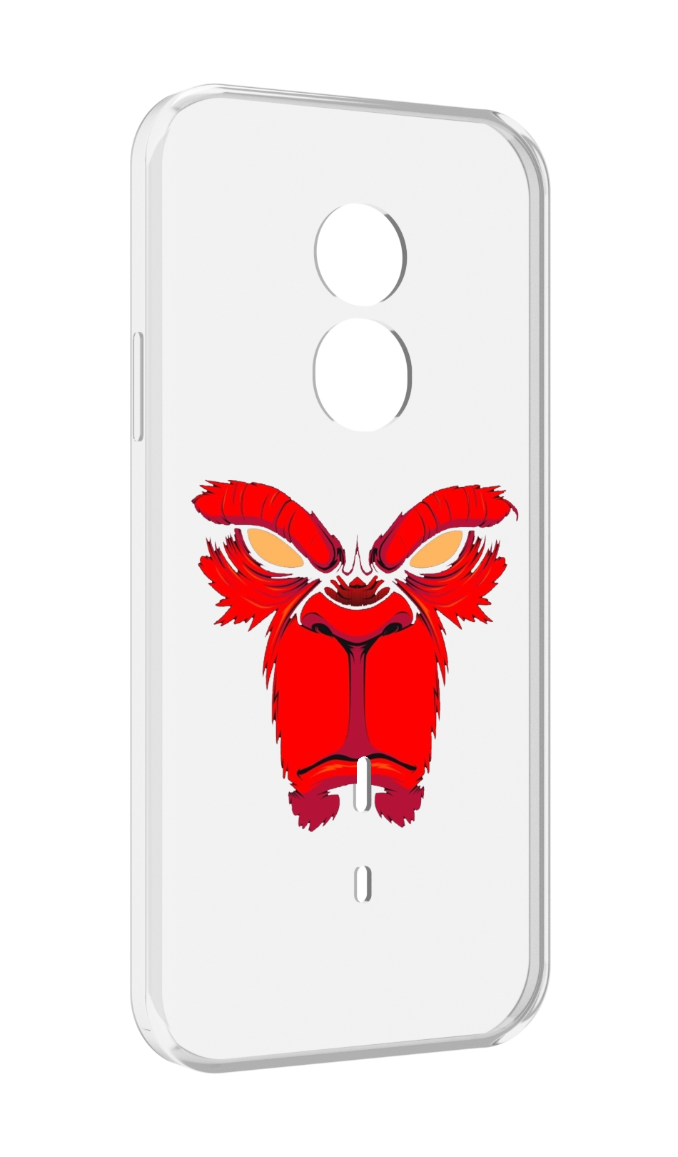 

Чехол MyPads красная обезьяна в темноте для Doogee S51, Прозрачный, Tocco