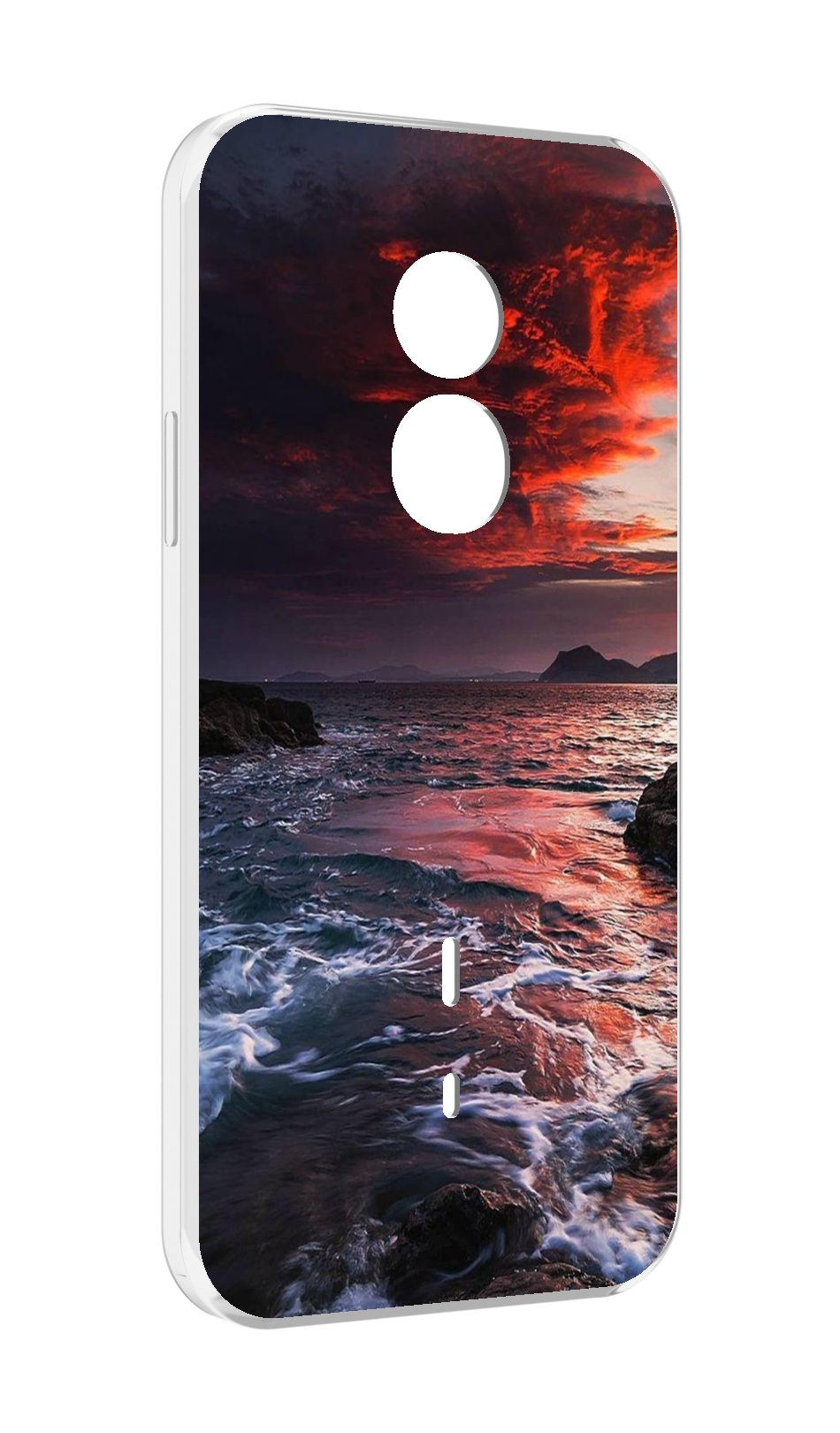 

Чехол MyPads красивый залив для Doogee S51, Прозрачный, Tocco