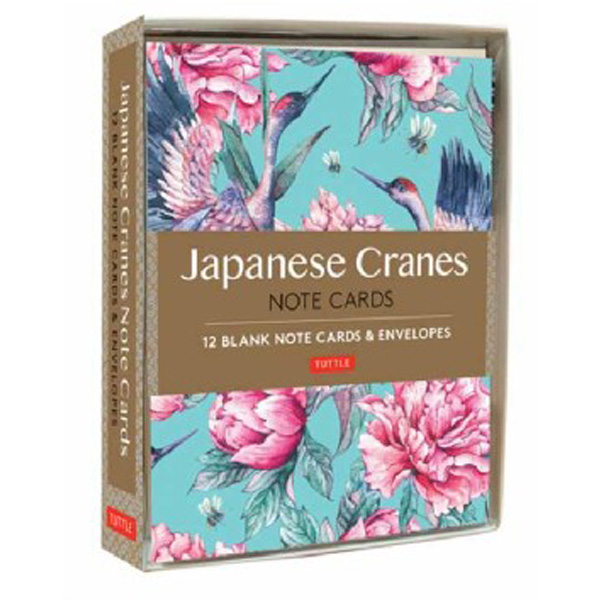 

Japanese Cranes Note Cards (x 12)