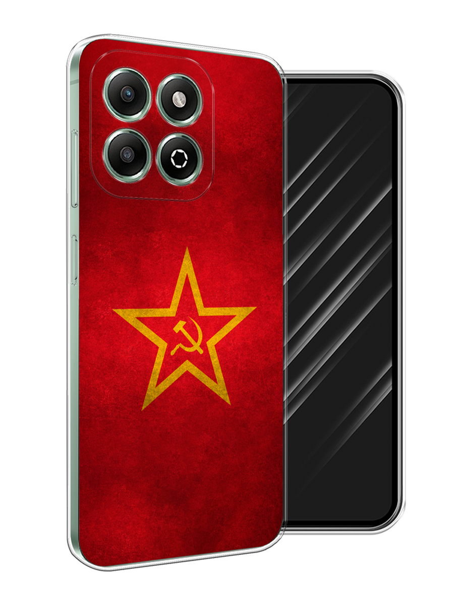 

Чехол Awog на Honor X6b "Красное знамя", Желтый;красный, 6124950-1