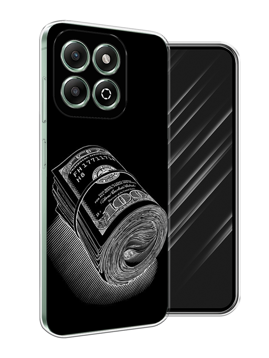 

Чехол Awog на Honor X6b "Кубышка денег", Черный;серебристый, 6124950-1