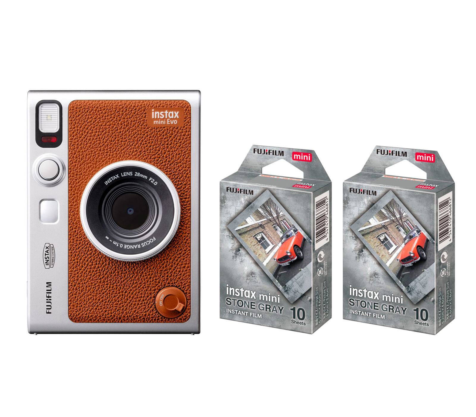 

Фотоаппарат моментальной печати Fujifilm Instax Mini Evo Brown, Instax Mini Evo