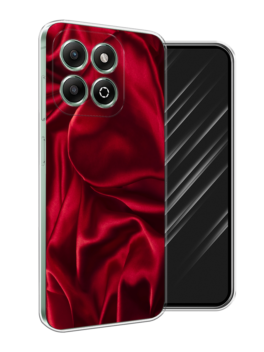 

Чехол Awog на Honor X6b "Текстура красный шелк", 6124950-1