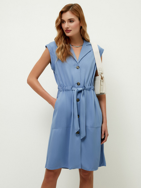 

Платье женское ZARINA 2265071571 голубое XS, 2265071571