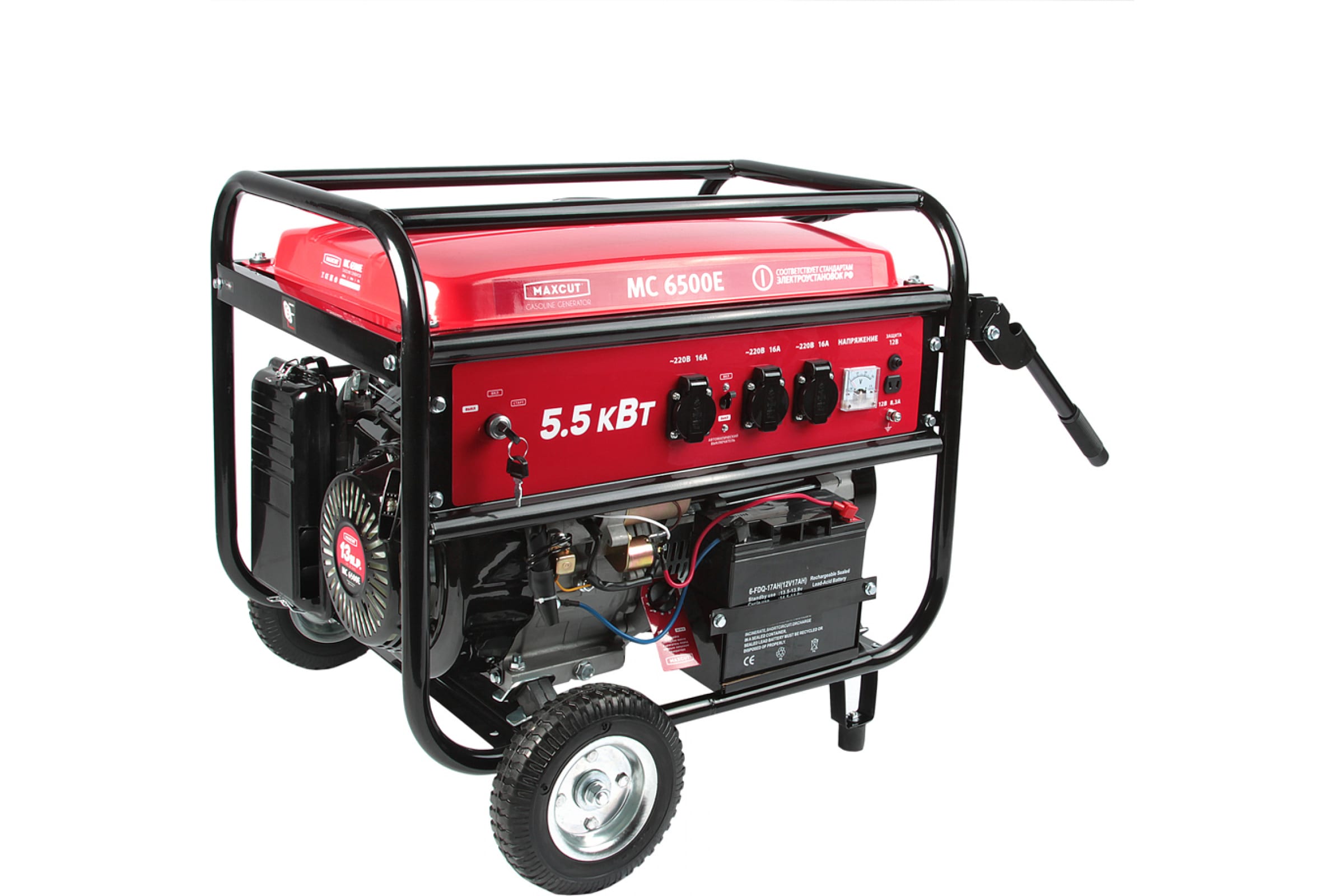 

Генератор бензиновый MAXCUT MC6500E