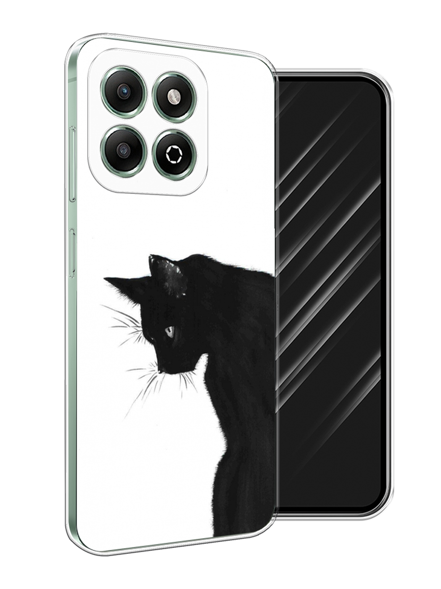 

Чехол Awog на Honor X6b "Black cat", Черный;белый, 6124950-1